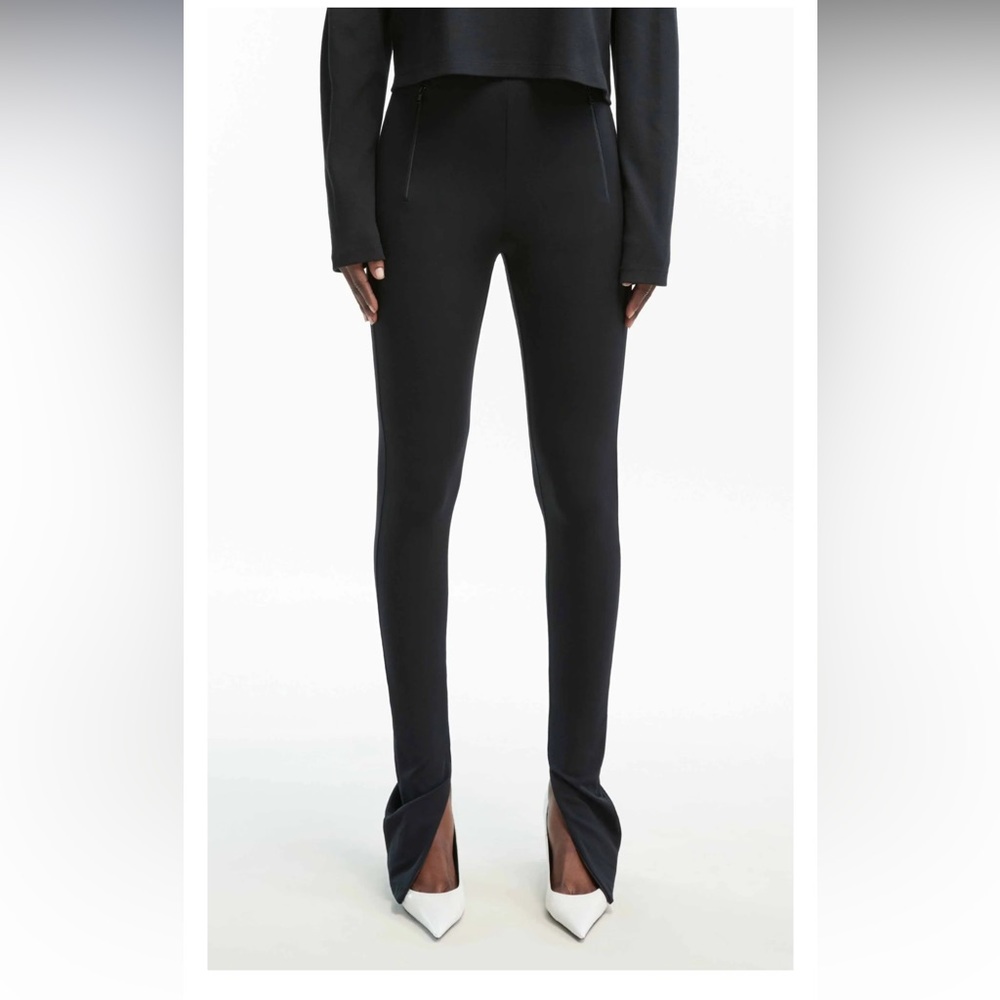 Wardrobe NYC Legging Side Zip Legging Black Size XL